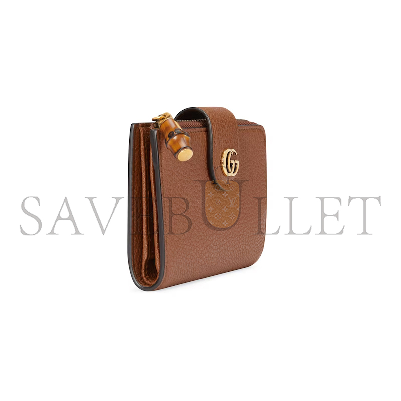Gvc*1 medium double g wallet with bamboo 739498 (13*8.5*2cm)